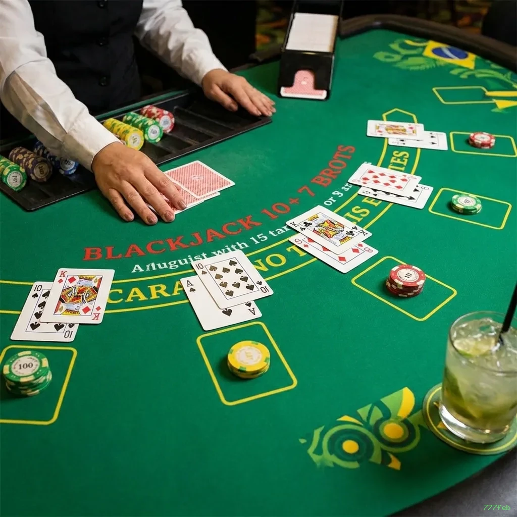 Roleta e blackjack 777feb